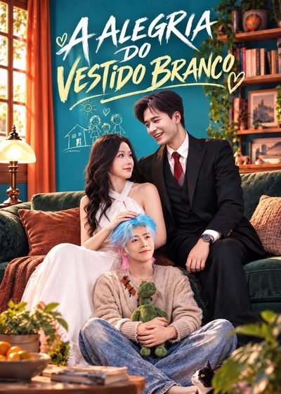 Capa da minisserie A Alegria do Vestido Branco