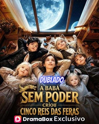 Capa da minisserie A Babá sem Poder Criou Cinco Rei das Feras