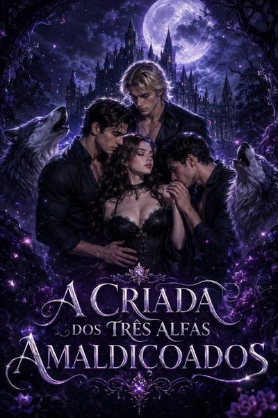 Capa da minisserie A Criada dos Três Alfas Amaldiçoados
