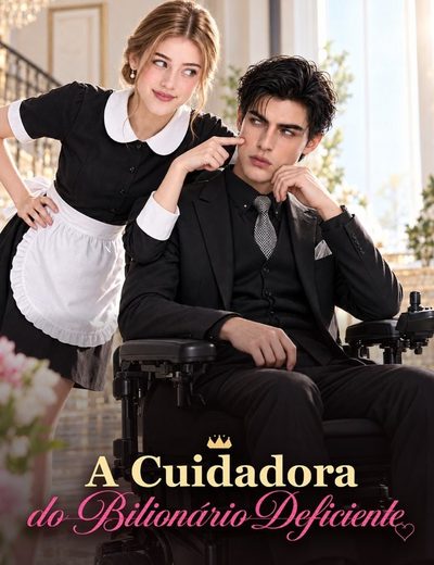 Capa da minisserie A Cuidadora do Bilionário Deficiente -