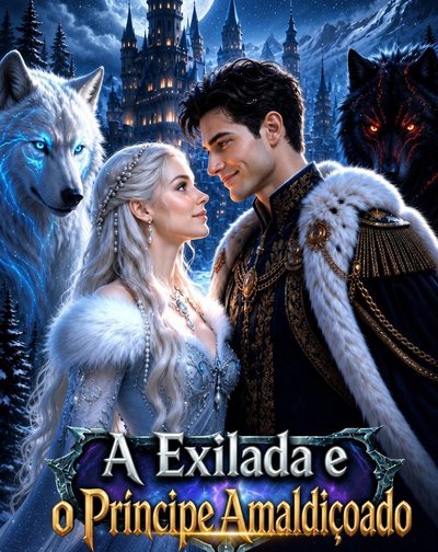 Capa da minisserie A Exilada e o Príncipe Amaldiçoado