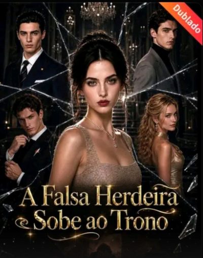 Capa da minisserie A Falsa Herdeira Sobe ao Trono -
