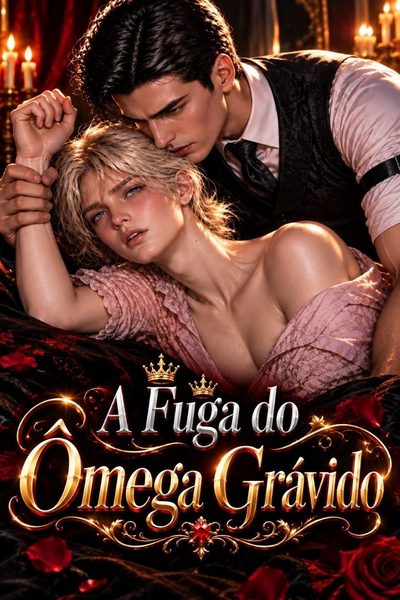 Capa da minisserie A Fuga do Omega Grávido - Lgbt Bl