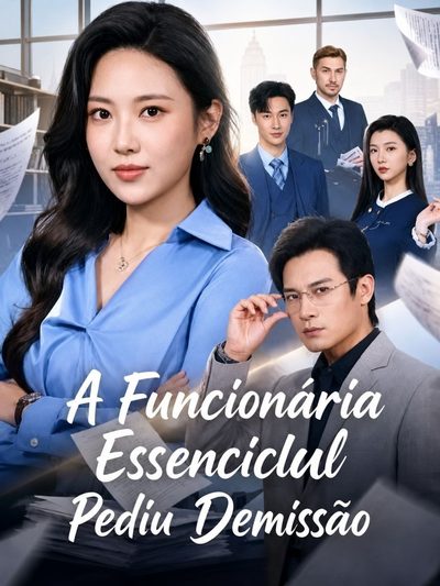 Capa da minisserie A Funcionária Essencial Pediu Demissão