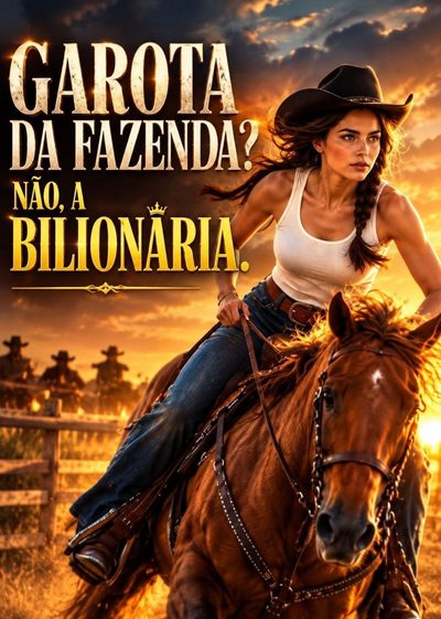 Capa da minisserie A Garota da Fazenda? Não, a Bilionária -