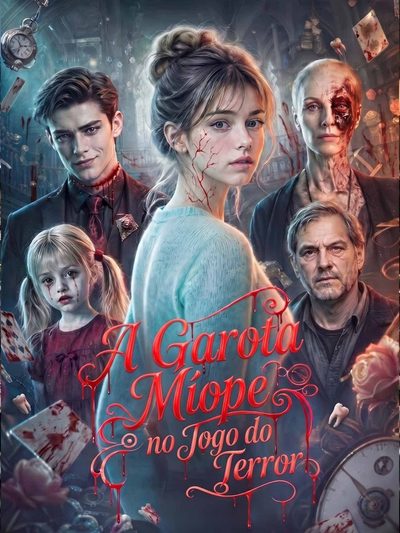 Capa da minisserie A Garota Míope no Jogo do Terror