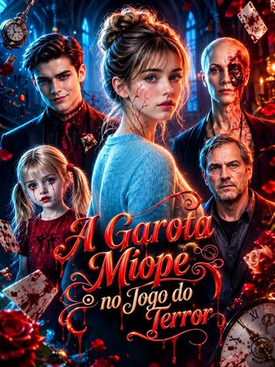 Capa da minisserie A Garota Míope no Jogo do Terror