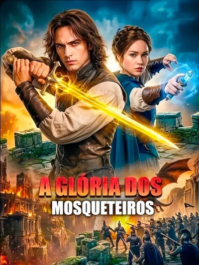 Capa da minisserie A Glória dos Mosqueteiros