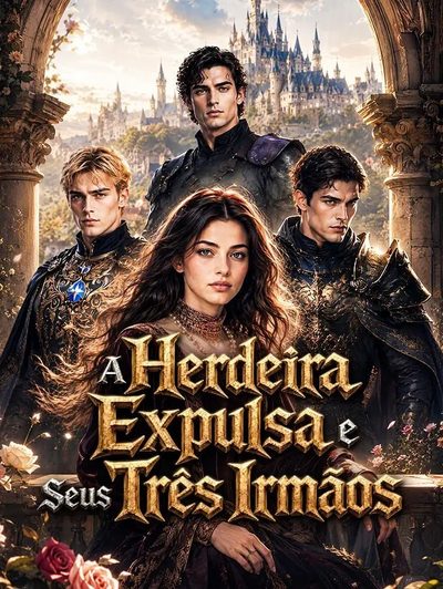 Capa da minisserie A Herdeira Expulsa e Seus Três Irmãos