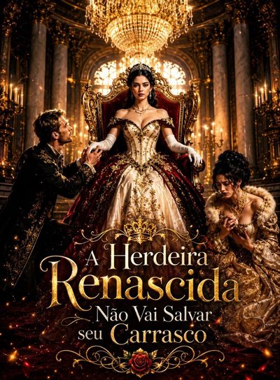 Capa da minisserie A Herdeira Renascida Não Vai Salvar Seu Carrasco