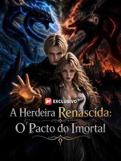 Capa da minisserie A Herdeira Renascida o Pacto do Imortal -