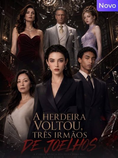 Capa da minisserie A Herdeira Voltou Três Irmãos de Joelhos - Ia