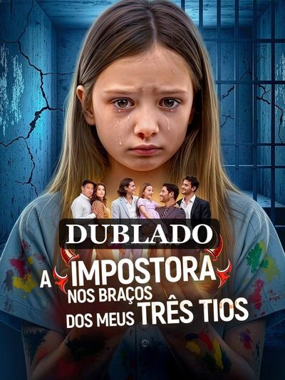 Capa da minisserie A Impostora nos Braços dos Meus Três Tios dublado