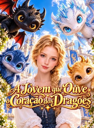 Capa da minisserie A Jovem que Ouve o Coração dos Dragões