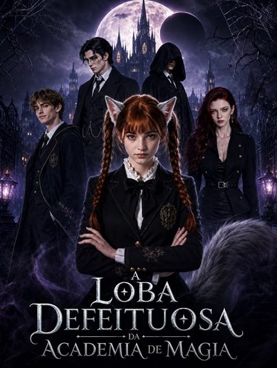 Capa da minisserie A Loba Defeituosa da Academia de Magia
