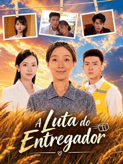 Capa da minisserie A Luta do Entregador