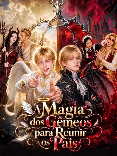 Capa da minisserie A Magia dos Gêmeos para Reunir os Pais