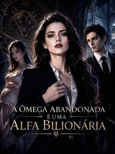Capa da minisserie A Ômega Abandonada É uma Alfa Bilionária