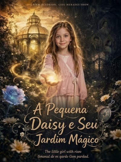Capa da minisserie A Pequena Daisy e Seu Jardim Mágico