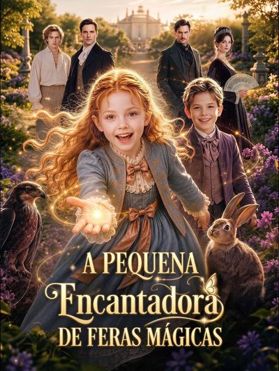 Capa da minisserie A Pequena Encantadora de Feras Mágicas Corrigida