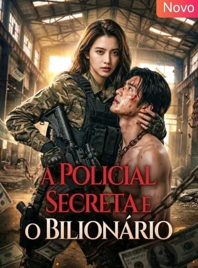 Capa da minisserie A Policial Secreta e o Bilionário