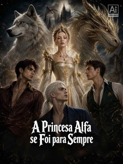 Capa da minisserie A Princesa Alfa Se Foi para Sempre -