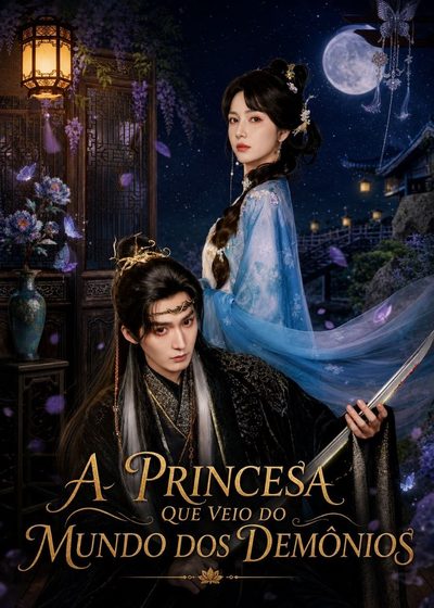 Capa da minisserie A Princesa que Veio do Mundo dos Demônios