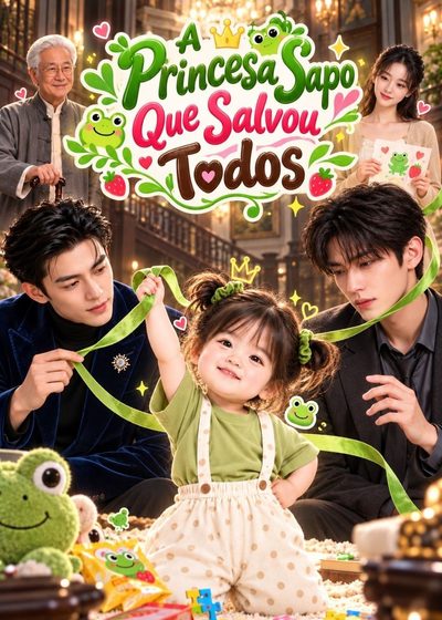 Capa da minisserie A Princesa Sapo que Salvou Todos