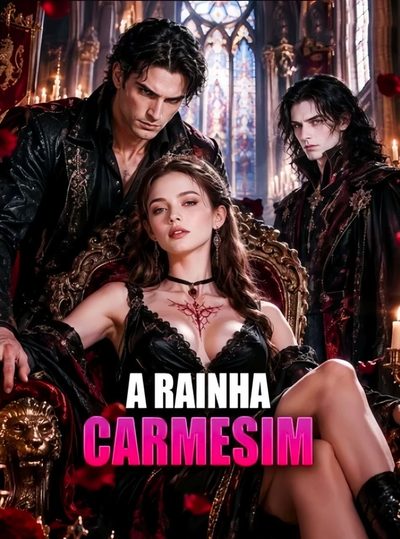 Capa da minisserie A Rainha Carmesim