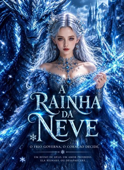 Capa da minisserie A Rainha da Neve