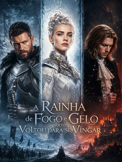 Capa da minisserie A Rainha do Fogo e Gelo Voltou para Se Vingar a Rainha do Fogo e do Gelo