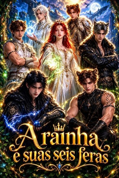 Capa da minisserie A Rainha e Suas Seis Feras