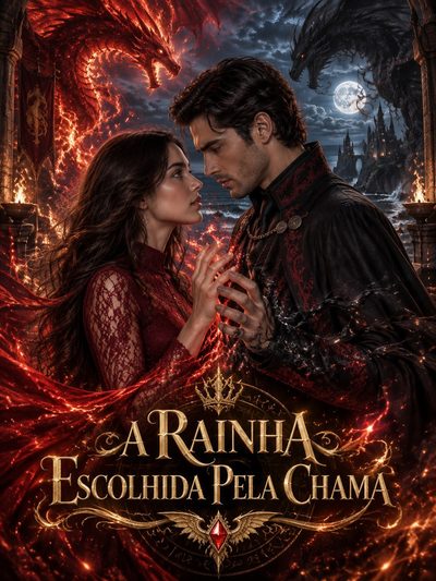 Capa da minisserie A Rainha Escolhida Pela Chama