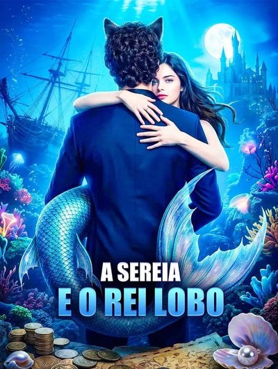Capa da minisserie A Sereia e o Rei Lobo