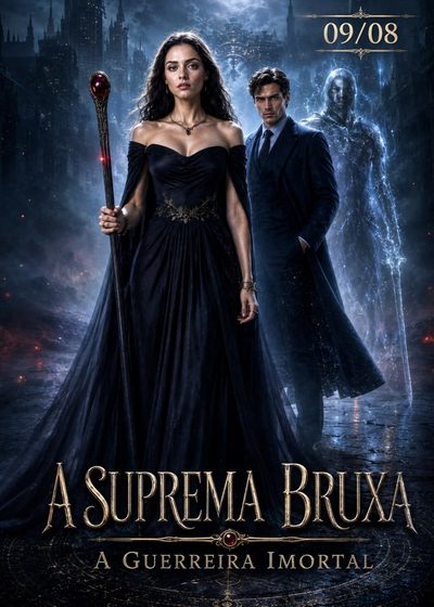 Capa da minisserie A Suprema Bruxa, a Guerreira Imortal