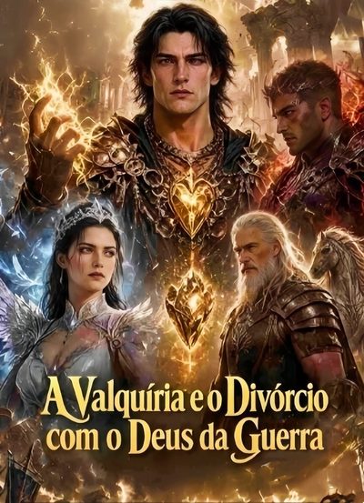 Capa da minisserie A Valquíria É o Divórcio com o Deus da Guerra -
