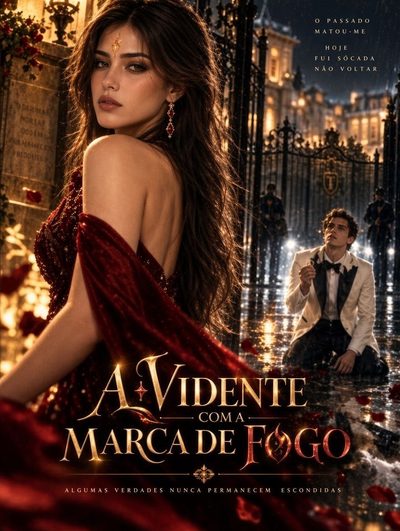 Capa da minisserie A Vidente com a Marca de Fogo