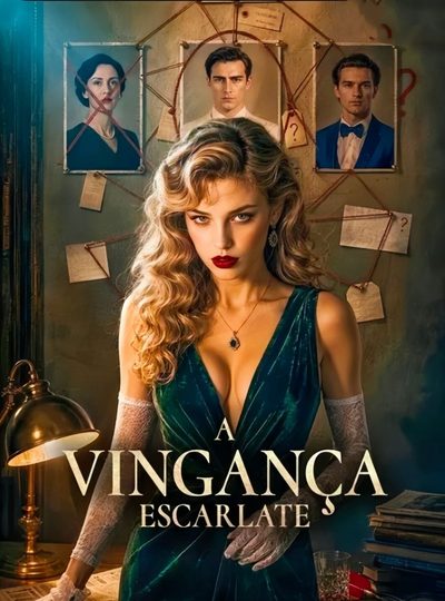 Capa da minisserie A Vingança Escarlate