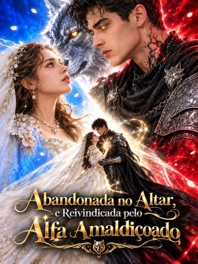 Capa da minisserie Abandonada no Altar e Reivindicada Pelo Alfa Amaldiçoado