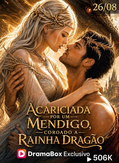Capa da minisserie Acariciada por Um Mendigo, Coroada a Rainha Dragão