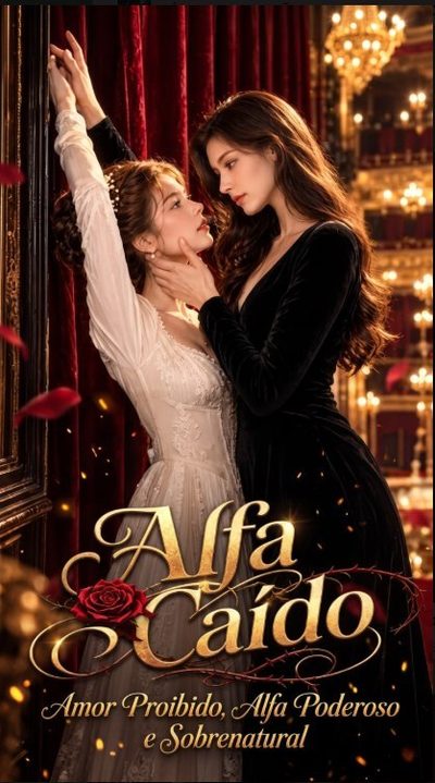 Capa da minisserie Alfa Caído, Amor Proibido, Alfa Poderoso e Sobrenatural (lgbt)