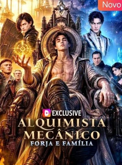Capa da minisserie Alquimista Mecânico: Forja e Família