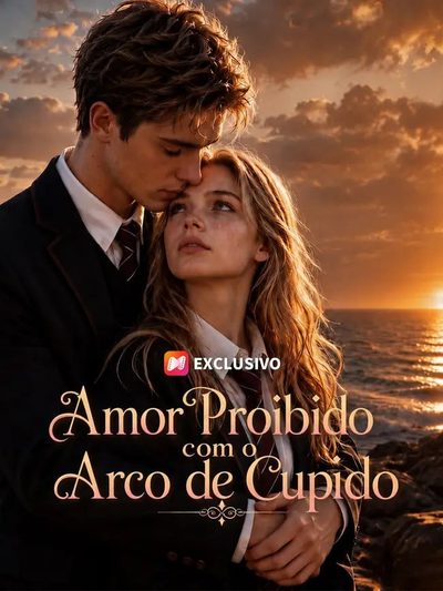 Capa da minisserie Amor Proibido com o Arco de Cupido