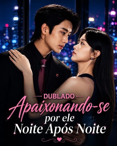 Capa da minisserie Apaixonando-se por Ele Noite Após Noite Falling For Him Night After Night