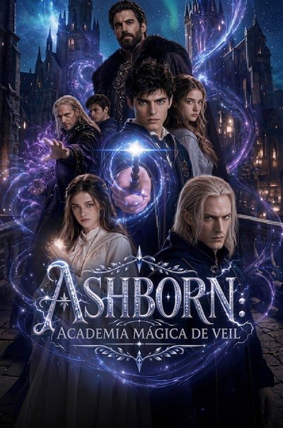 Capa da minisserie Ashborn: Academia Mágica de Veil