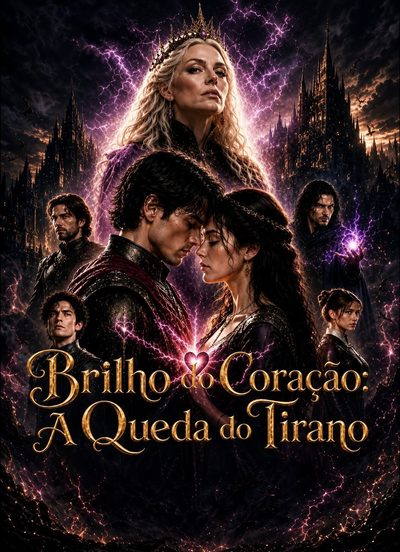 Capa da minisserie Brilho do Coração a Queda do Tirano
