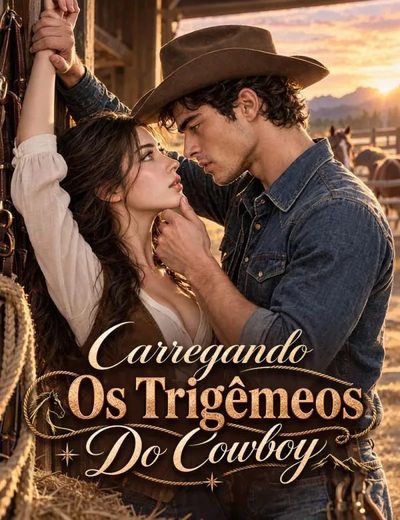 Capa da minisserie Carregando os Trigêmeos do Cowboy