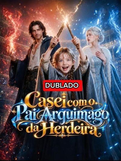 Capa da minisserie Casei com o Pai Arquimago da Herdeira