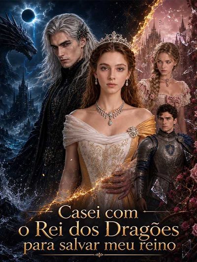 Capa da minisserie Casei com o Rei dos Dragões para Salvar Meu Reino