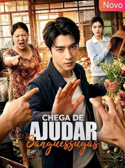 Capa da minisserie Chega de Ajudar Sanguessugas